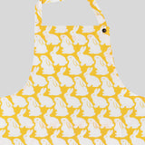 Plain Little Yellow Bunnies Long Apron
