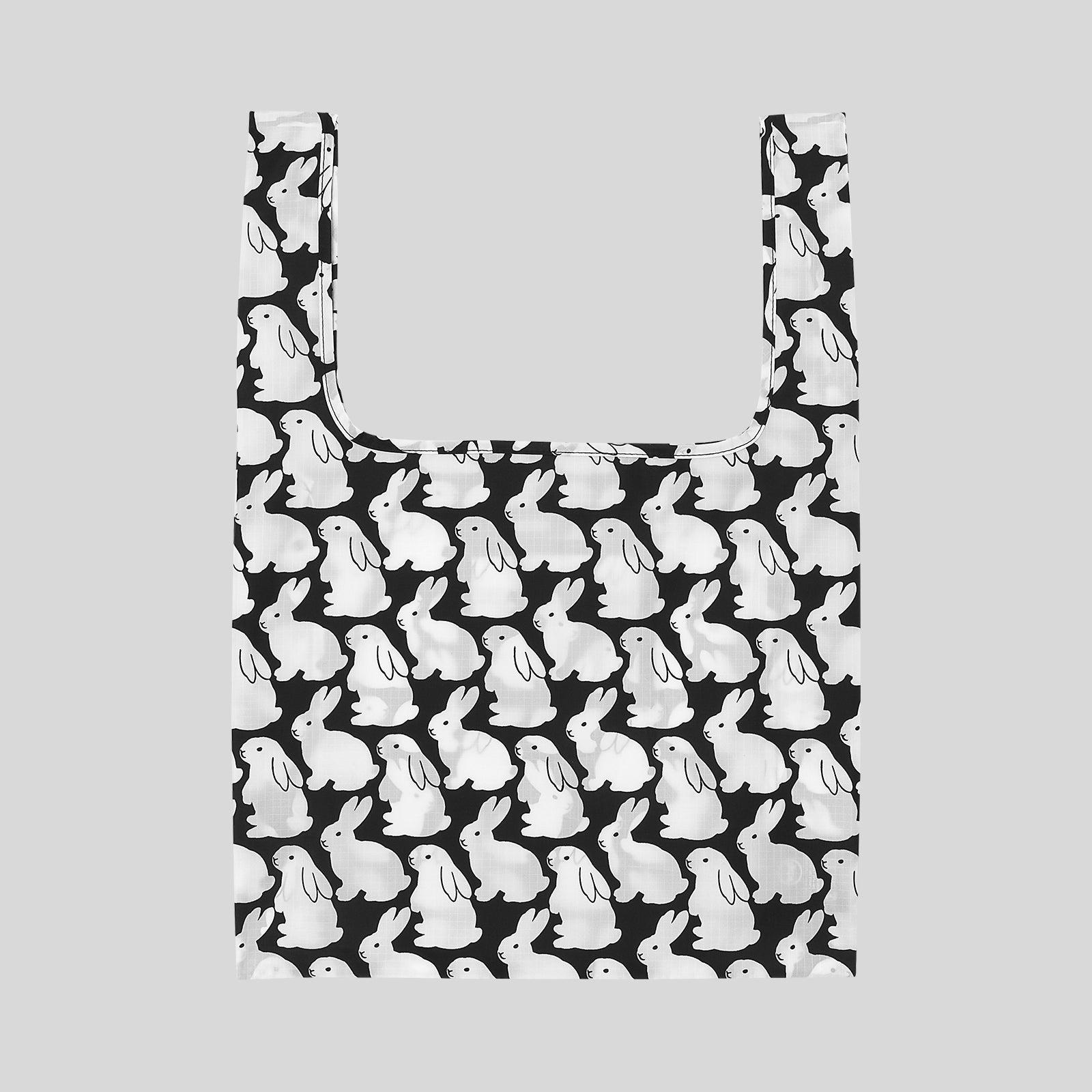 Ripstop Little Black Bunnies Fold Bag