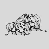 Ripstop Little Black Bunnies Plump Pouch