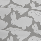 Ripstop Little Gray Bunnies Soft Padded Pouch