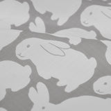 Ripstop Little Gray Bunnies Soft Padded Pouch