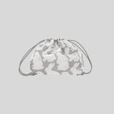 Ripstop Little Gray Bunnies Plump Pouch