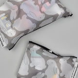 Ripstop Little Gray Bunnies Pouch