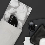 Ripstop Little Gray Bunnies Soft Padded Pouch