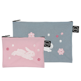 【日本限定】Sakura Bunny Embroidery Pouch Set