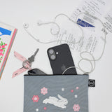 【日本限定】Sakura Bunny Embroidery Pouch Set
