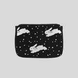 Snow Bunnies Leather Tender Pouch