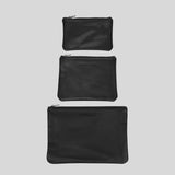 Snow Bunnies Leather Tender Pouch