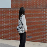 Ripstop Little Black Bunnies Arc Shoulder Bag