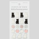 KBP X POV Silver Apple Kitty Sticker