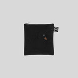 [予約/3月上旬入荷] Swan Black Embroidery Square Pouch