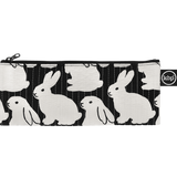 Quilting Little Black Bunnies Half Pouch