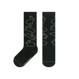 KBP X SOCKSTAZ Black Bunnies Kids Knee Socks