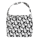 Ripstop Little Black Bunnies Arc Shoulder Bag