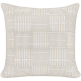 Patchwork Cushion Cover Miller Reverse Ecru & Miller Ecru