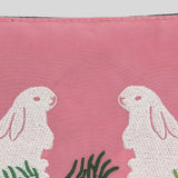 Summer Field & Little Bunnies Embroidery Pouch