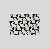 Quilting Little Black Bunnies Laptop Pouch