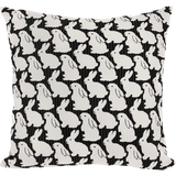 Quilting Little Black Bunnies Cushion