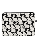 Quilting Little Black Bunnies Laptop Pouch