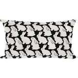 30 Quilting Little Black Bunnies Cushion