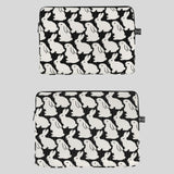 Quilting Little Black Bunnies Laptop Pouch